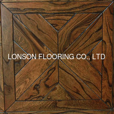 Quality High Durablity Elm Wood Parquet Floor 450mm X 450mm X 15/2mm factory