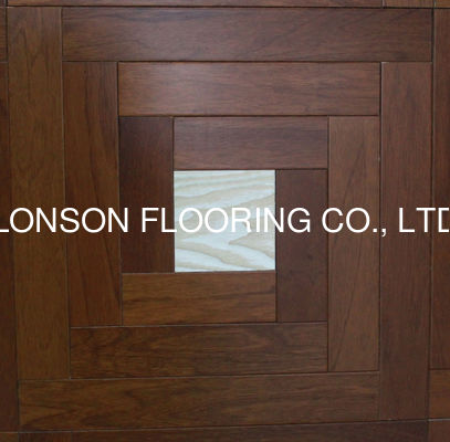 Quality Flat Versailles Panels Flooring Chinese Walnut And Ash Wood Parquet Floor factory