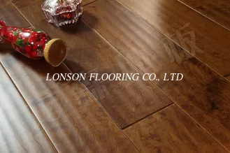 handscraped Birch wood flooring, both solid &amp; engineered flooring available, economic wood floor