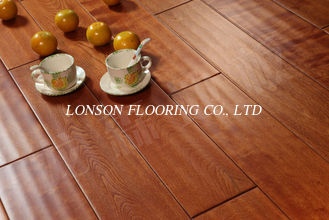 handscraped birch solid hardwood flooring, different grades available