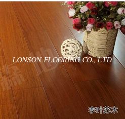 exotic Brazilian Cherry solid hardwood flooring, selected grade