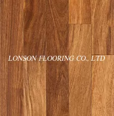 exotic Sucupira solid hardwood flooring with smooth surface
