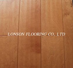 China Birch Engineered Hardwood Flooring with handscraped texture