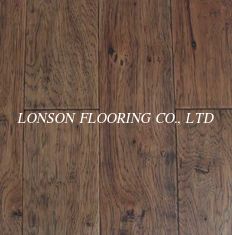 Hickory Engineered Wood Flooring with distressed surface