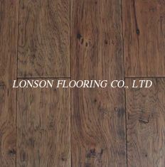 Hickory Engineered Wood Flooring with distressed surface