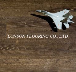 Single Strip Classic White Oak Engineered wood flooring with smoked limed surface