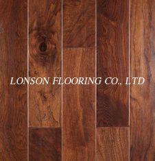 American black walnut engineered hardwood flooring, distressed surface