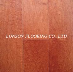 Chinese Maple HDF engineered flooring with smooth UV lacquer finishing