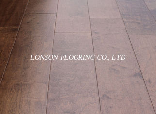 Asian Maple(China Maple) engineered Wood Flooring with Mocca stained and semi-gloss