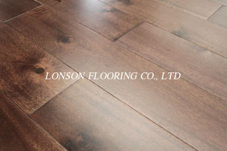 Stained Large Leaf (big Leaf) Acacia (Asian walnut) solid hardwood flooring