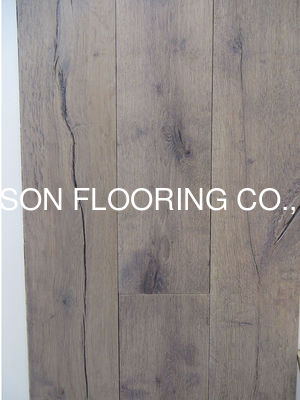 Quality French Oak Engineered Wood Flooring with 5 Inches Width 3/8 Inch Thickness and Random Lengths up to 48 Inches factory