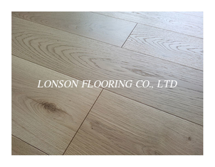 Selected Grade Natural Invisible Lacquered Oak Engineered Wood Flooring