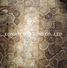 European Oak End Grain Engineered Wood Flooring, Leaf Pattern