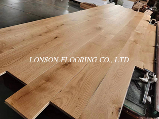 Natural Lacquerd Oak 2 Layers Engineered Wood Flooring, Full Birch Plywood