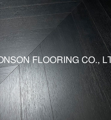 Quality Cool Black Oak Chevron Engineered Wood Flooring 510 X 90 X 15MM factory