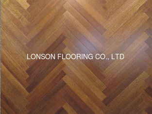 Quality Merbau Herringbone Engineered Wood Flooring 350-1200mm Enviromental factory