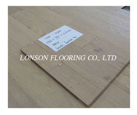 Popular Light Color Oak Engineered Wood Flooring, 1/2&quot; Thick X 7.5&quot; Width, ABCD grade, Brush, Invisible Lacquer, Kyoto