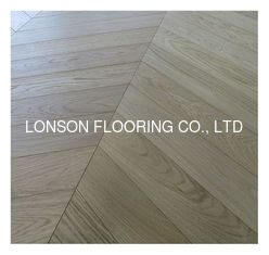Quality European Oak Chevron Parquet Flooring 550 X 90 X 10MM 60 Degree 2 Layers factory