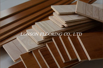 African Iroko 2 layers engineered wood flooring to Italy, customized stains