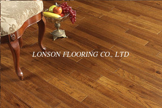 American Hickory Solid Hardwood Flooring with poplar colors in USA