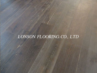 rustic European French Oak Engineered Wood Flooring with cracks &amp; knots