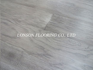 distressed hickory engineered wood flooring with gray stained