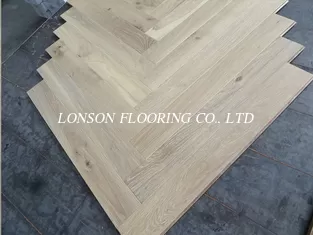 unfinished  &amp; prefinished Fishbone/herringbone French Oak Engineered wood flooring