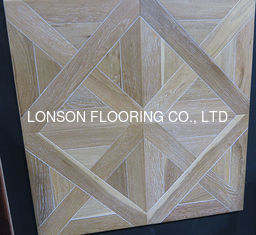 Quality 600*600mm White Oak Parquet Tiles Engineered Wood Floor Tiles Customizable factory
