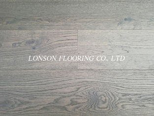 Character Grade European Oak engineered wood flooring with gray stained