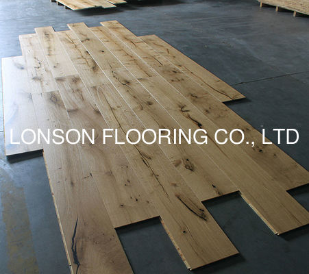 Quality 260mm 3-Layers European Oak Engineered Wood Flooring with 2200mm Length and Click Joint factory