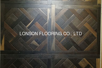 Quality Versailles In White Oak Parquet Tiles With Different Stains And Finishing factory