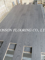 Dark Grey Oak Engineered wood Flooring, Prime AB Grade &amp; Brushed Finishing