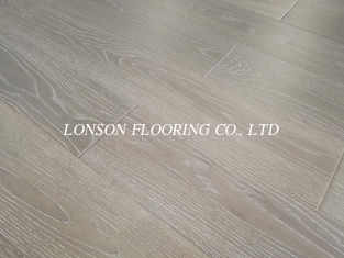 smoked oak multi-layers wood flooring, AB grade and white washed finishing