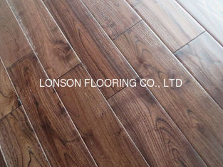 Quality Handscraped Brushed Distressed Engineered Wood Flooring Asian Teak Solid Wood Flooring factory