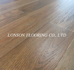 handscraped and brushed hickory engineered hardwood flooring