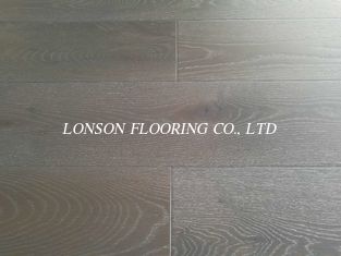 Grey Washed European Oak Wide Plank Paruet Flooring, Character ABCD Grade