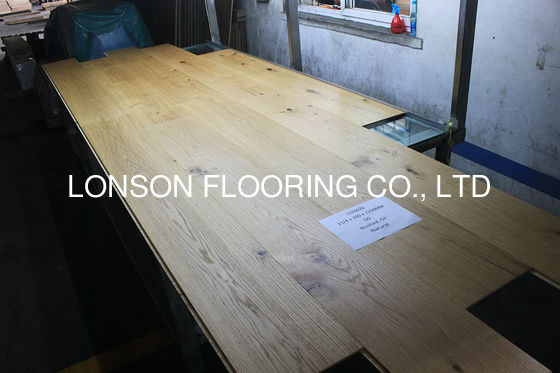 Quality 300mm Wide Natural Oiled Oak Engineered Wood Flooring in DD Grade with European Oak Veneers factory