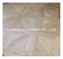 Bespoke Pattern Oak Versailles Engineered Flooring, No Bevel, Natural Vanished