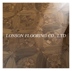 Noble Pattern Walnut Panel Engineered Wood Flooring, 600 x 600MM