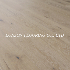 Popular Brushed White Washed UV Lac Oak Engineered Wood Flooring, Thickness 15/4mm