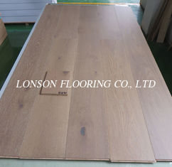 smoked and burshed European Oak engineered wood flooring with width 240MM