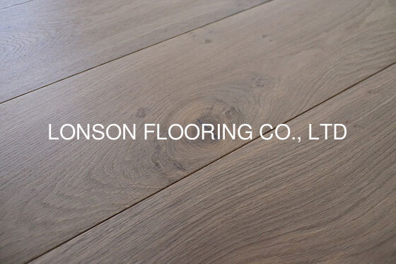 Quality Smoked, White Oiled Oak Engineered Wood Flooring, 190 X 15/4MM, Character factory
