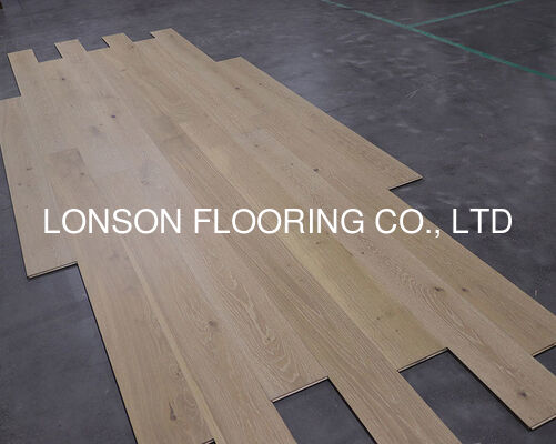 Quality European Oak Engineered Timber Flooring with 2mm Sliced Oak Veneers in 1900 x 190 x 14MM Size and 25 Years Residential Warranty factory