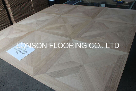 Quality Parquet Oak Flooring Tiles, Unfinished, No Bevel, 600 x 600 x 20/6mm factory