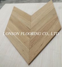 Invisible Lacquered Chervon Oak Engineered Parquet, super Matt Chervon Oak Flooring