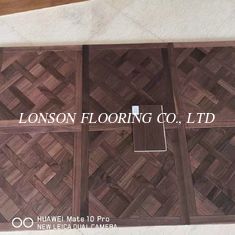 Stained American Walnut Versailles Parquet Engineered Flooring