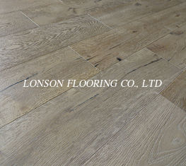 rustic oak 3-layers engineered wood flooring with chatter mark