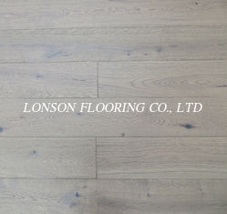 Smoked rustic Oak engineered parquet flooring, color I