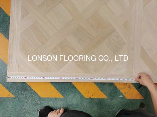 Quality Unfinished Oak Versailles Panels Flooring With Internal Bevels factory