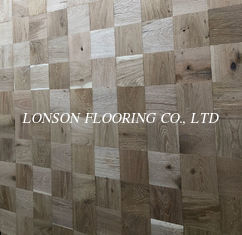 mosaic oak parquet flooring, unfinished, embossed, character ABCD grade